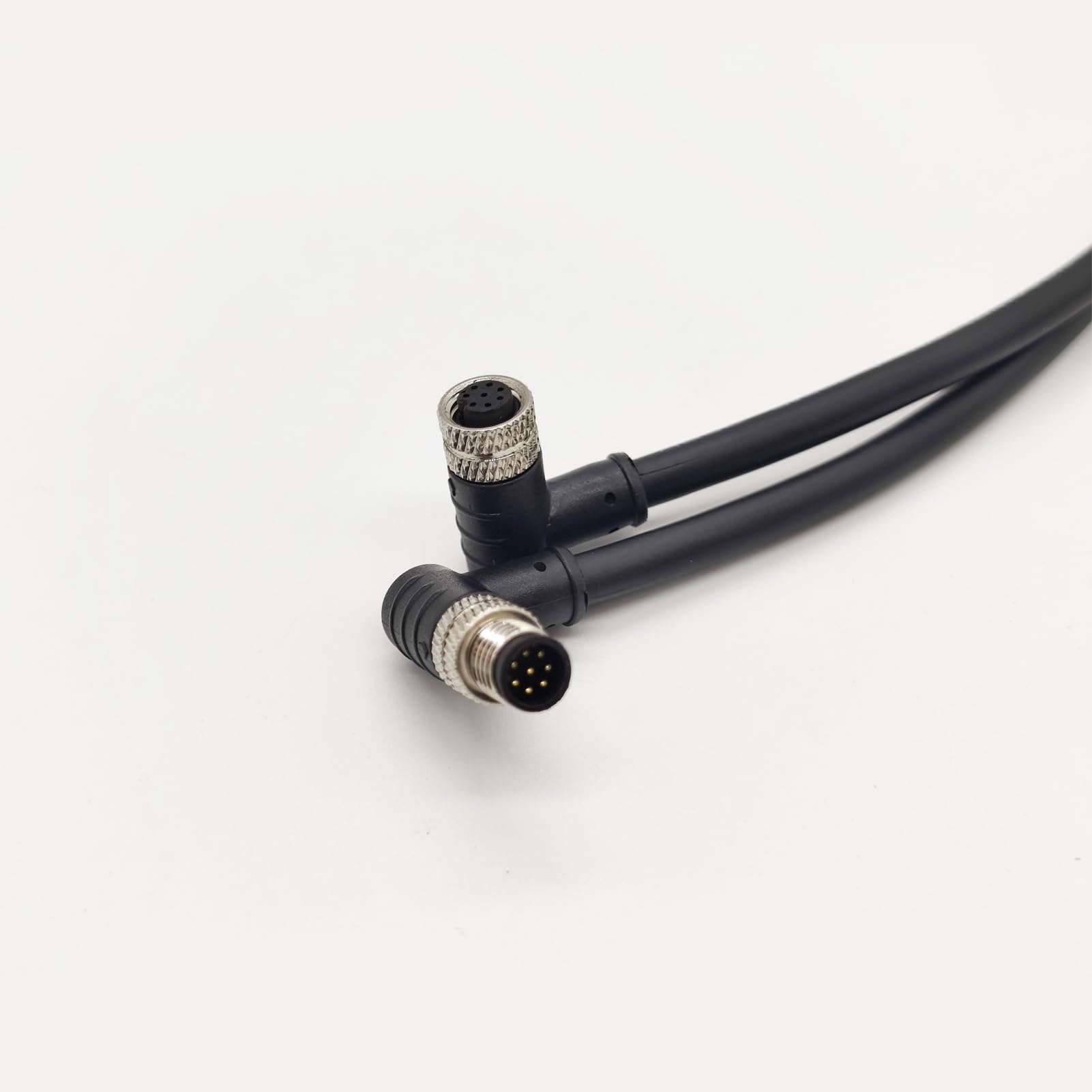 Amazon.com: M8 8 Pins Male to Female Connector Cable, A Code Right