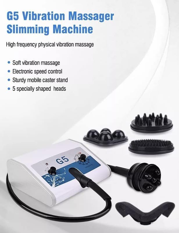 RA Products G5 muscle vibration massage body shaped instrument G5 Body Massage 5 Massage Head Anti Cellulite Body Slimling Machine Without Stand RA Products G5 muscle vibration massage body shaped instrument G5 Body Massage 5 Massage Head Anti Cellulite Body Slimling Machine Without Stand