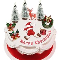 6/12/24 Pcs Toppers Cupcake Noël Décorations Gâteau Noël
