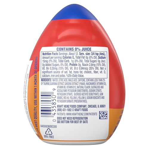 Image of MiO Energy Tropical Fusion Naturally Flavored Liquid Water Enhancer 1.62 Fl Oz (Pack of 12)