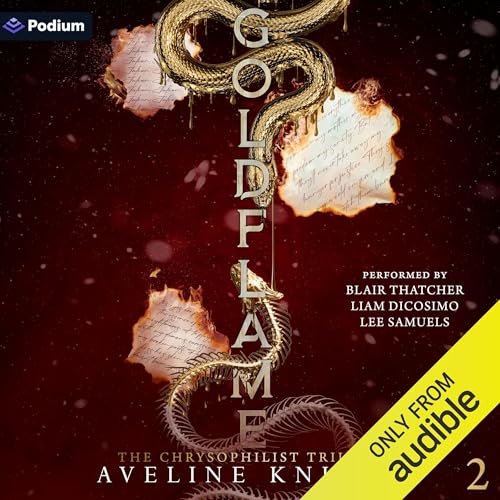 Goldflame Audiolibro Por Aveline Knight arte de portada