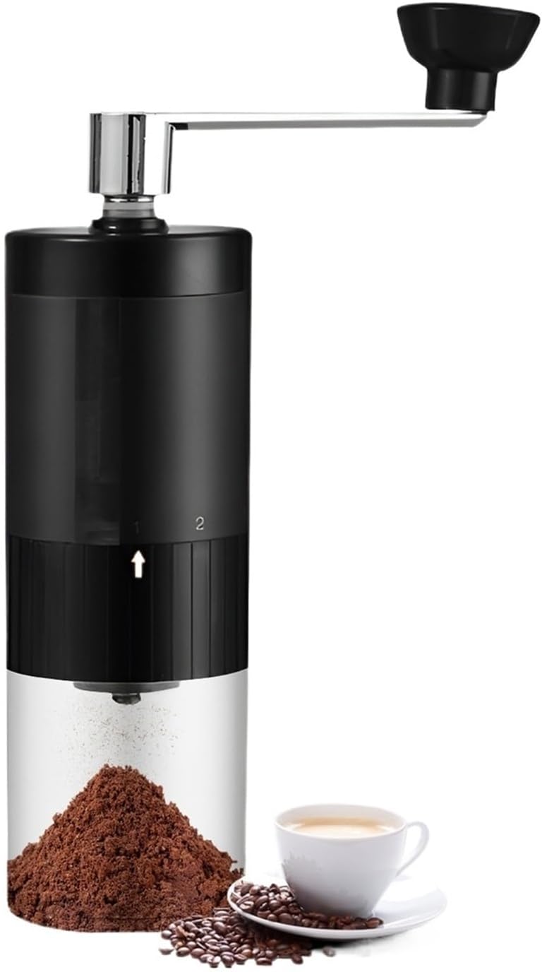 Manual Coffee Bean Grinder Detachable And Adjustable 5-Stage Portable Manual Grinder Hand-Cranked Coffee Grinder Kitchen Tools