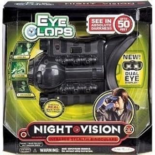 Eyeclops Infrared Night Vision 2.0 Stealth Binoculars - See in Absolute Darkness up to 50 Feet