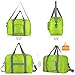 WANDF Foldable Travel Duffel Bag Luggage Sports Gym, Green