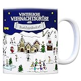  trendaffe Burkhardtsdorf Weihnachten Kaffeebecher mit winterlichen Weihnachtsgrüßen - Tasse, Weihnachtsmarkt, Weihnachten, Rentier, Geschenkidee, Geschenk