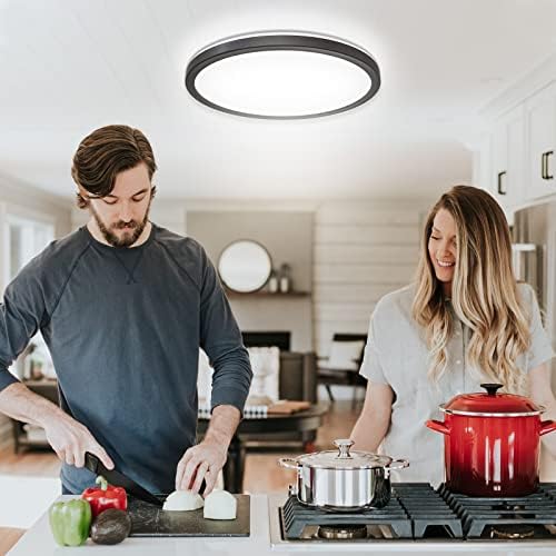 artbrite Bathroom Light Ceiling 24W, LED Ceiling Lights Waterproof 2200LM Round, Natural White 4000K, 192W Equivalent, Ceiling Light Fitting for Kitchen Bedroom Hallway Living Room Ø 42cmx2.5cm