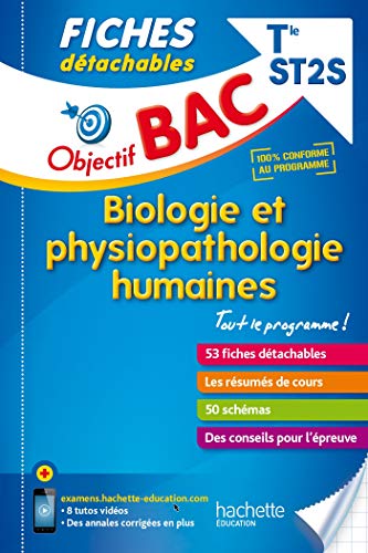 Télécharger Objectif Bac Fiches détachables Biologie et physiopathologie humaines Term ST2S PDF Ebook En Ligne