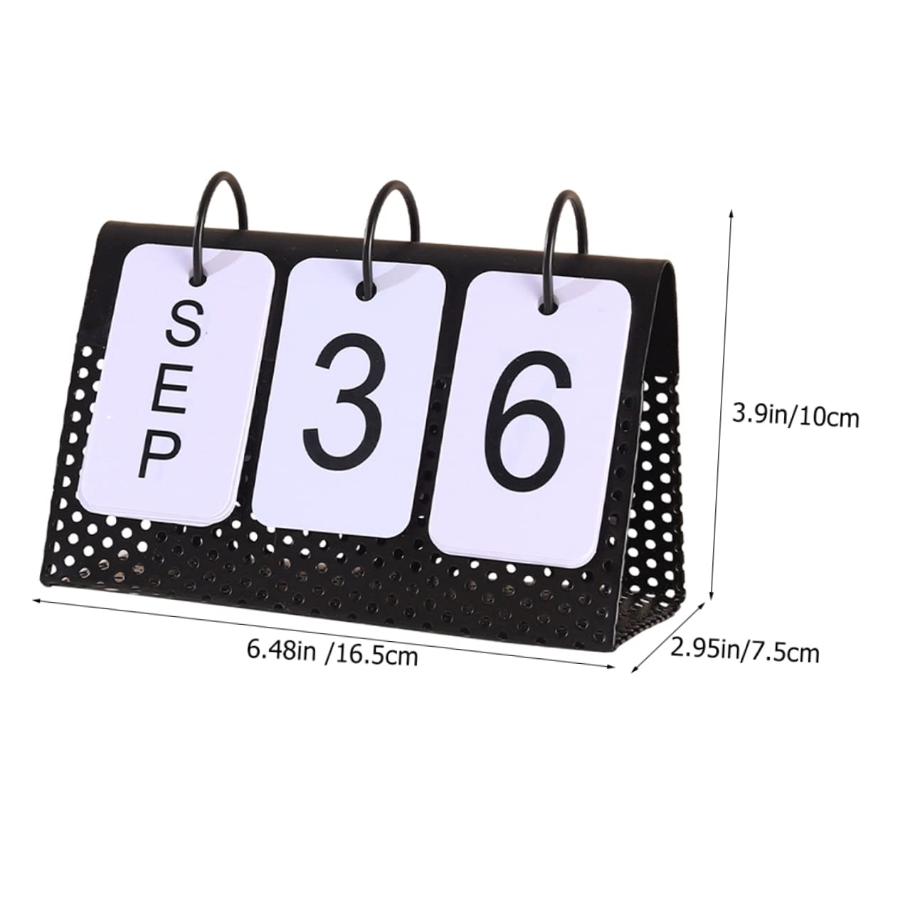 SEWACC 5stücke Metall Tischkalender Für Büro Und Zuhause Und Funktionales Design Als Schreibtisch Dekoration Datumserfassung Und Robust