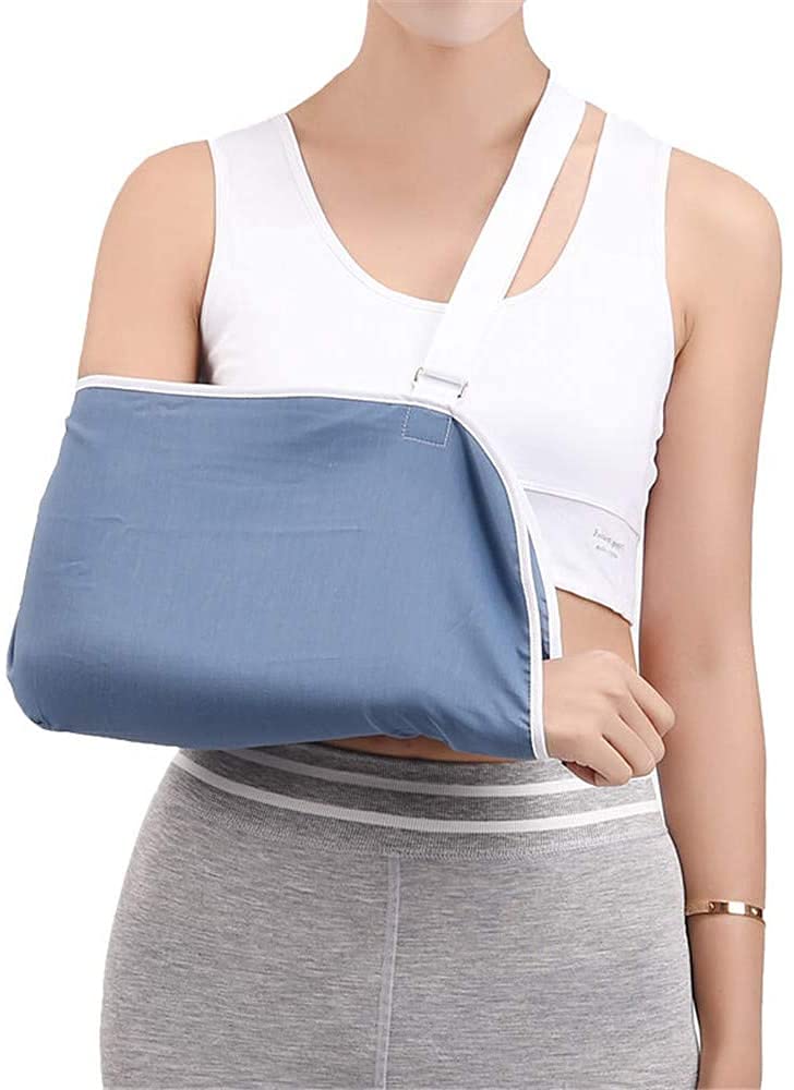 Cabestrillo de brazo médico Inmovilizador de hombro Soporte de manguito rotador Cabestrillo médico liviano para huesos rotos y fracturados, para huesos rotos, torcidos o fracturados para amb