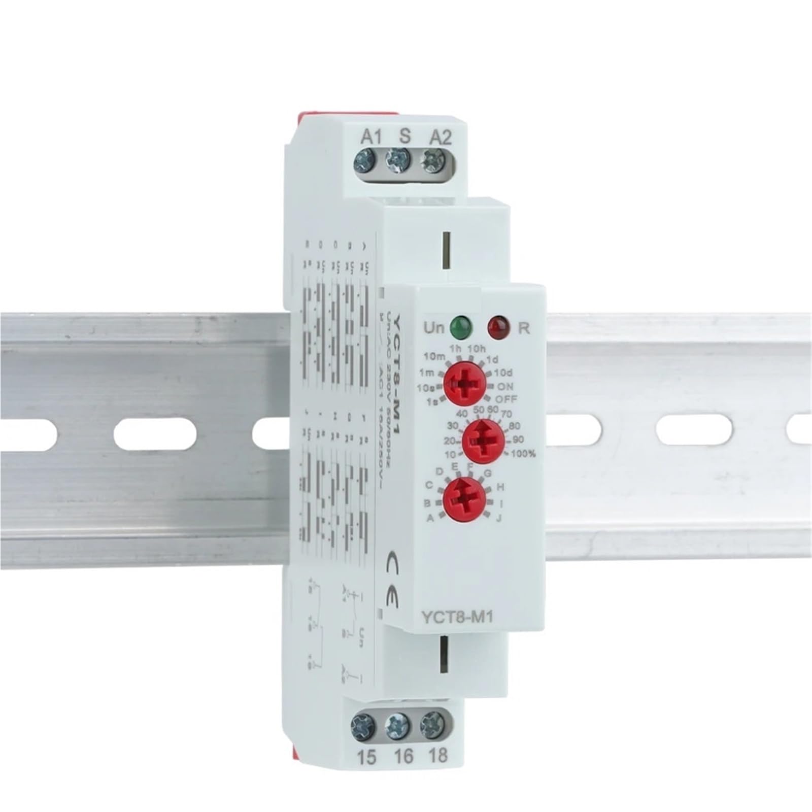CNC YCT8-M 16A Multifunctional Timing Relay AC 230V 1pcs(YCT8-M1)