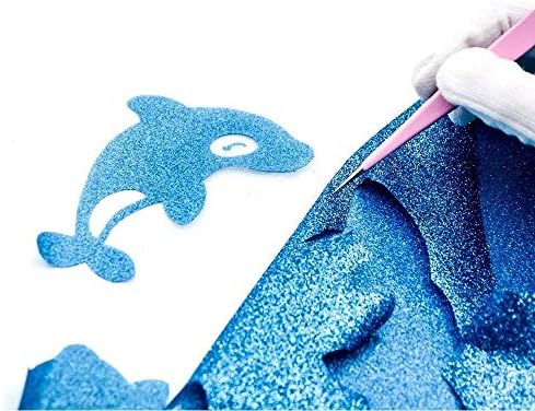 Glitter Heat Transfer Vinyl Bundle -10 Colors HTV Transfer PaperGlitter Iron On Vinyl for Cricut Heat Press Vinyl Sheets for DIY T-Shirt, Textile, Craft, Leather