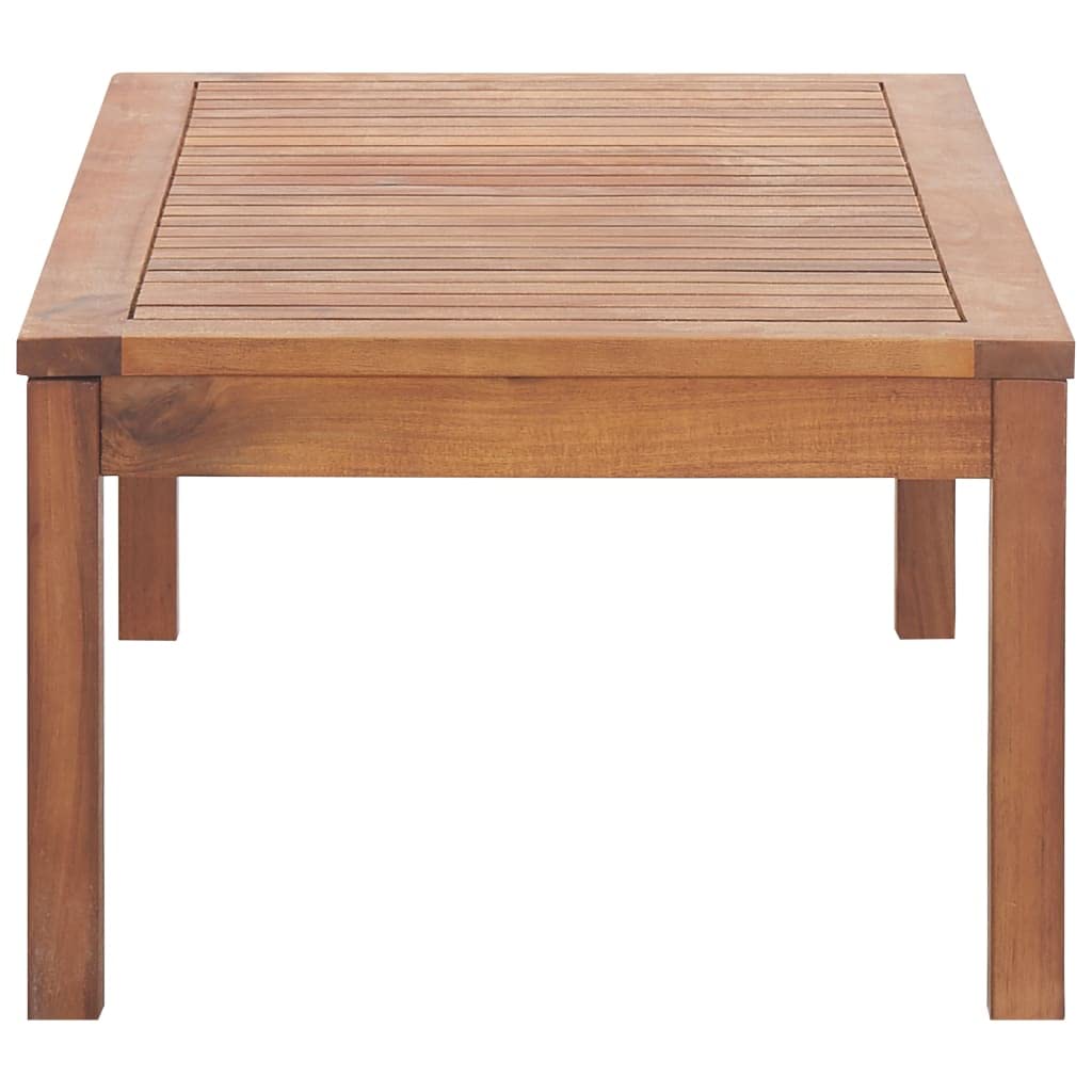 vidaXL Mobilier de Jardin 4 pcs avec Coussins Mobilier de Terrasse Mobilier de Patio Mobilier d'Extérieur Mobilier de Balcon Bois d'Acacia Solide
