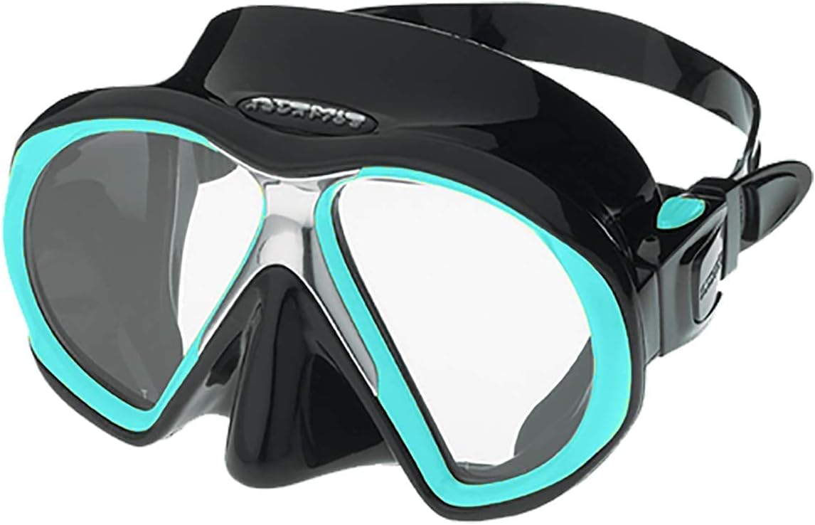 Subframe Mask Medium Fit, Black w/Aqua