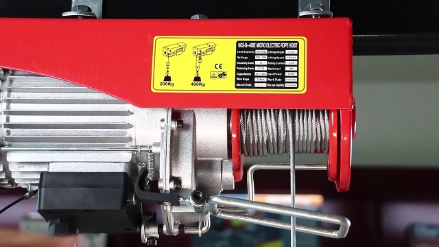 Polipasto eléctrico techo 660lb motor cobre miniatura 7