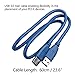 immagine 86 Pin PCI-e da 1x a 16x Scheda Adattatore Riser Potenziata & Cavo di prolunga USB 3,0 & 6Pin al Cavo di Alimentazione SATA & Adattatore Riser GPU,Scheda Grafica Express Ethereum Mining ETH (3 Pezzi)