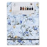 綿100％ガーゼ 肌掛ふとんカバー 140×190cm 【日本製】 (ブルー)