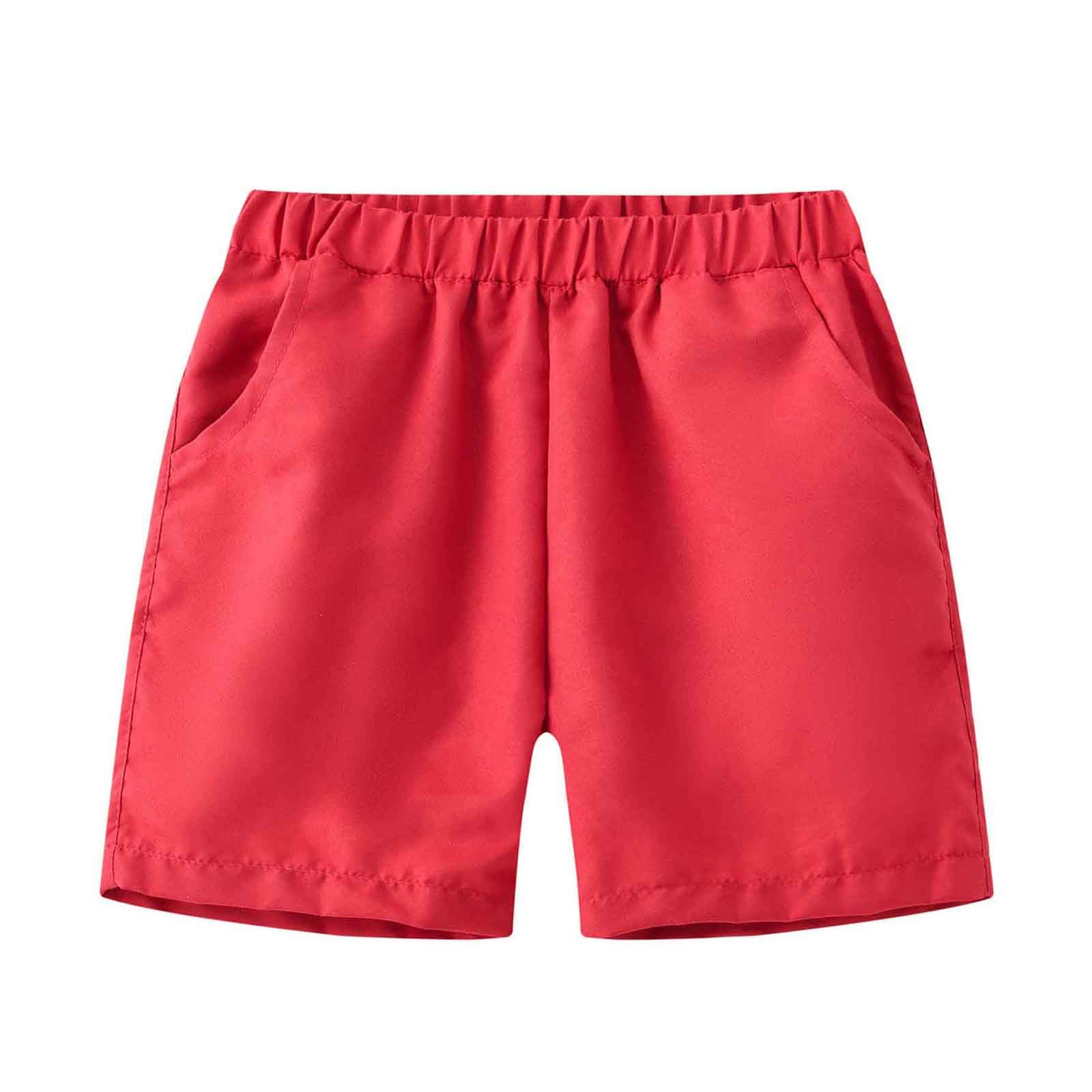 Pantalones cortos deportivos para niños y niñas, pantalones cortos casuales para niños