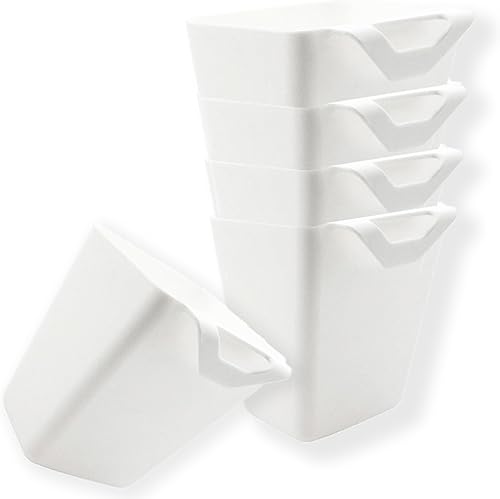 5 portavasos colgantes para carrito rodante, carrito de almacenamiento, cesta de almacenamiento para cocina, baño, soporte colgante de escritorio,