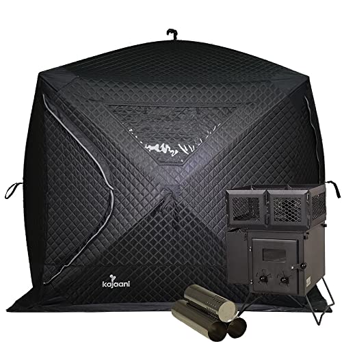 サウナテント テントサウナ サウナストーブ付 カヤーニ サウナ 組立簡単なテント ロウリュに適した85度まで実計測済 アウトドア 家庭用