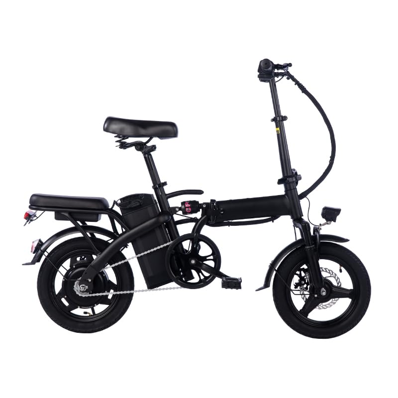 14-inch Folding Electric Bicycle, 330 Pound Load-bearing Capacity, 19 Mph, 18-28mile Range, 48V...