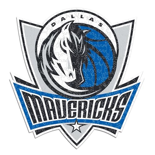 Iconic Puzzles - Dallas Mavericks, Logo, Wooden Puzzle officially licensed NBA, 100% sustainable, size M, 270 Pcs - Image 3