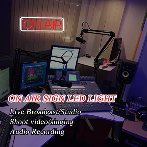 Image of On Air Neon Signs Led Studio Live Decorative Lights for Studios Wall Decor