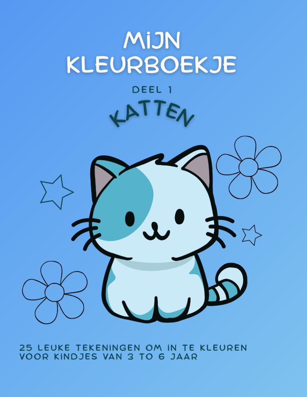 Mijn kleurboekje: Katten - Deel 1