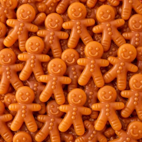 GRO VITS - Christmas Gingerbread Men Sweets 500g | Festive Chewy Jelly Treats | Fun Gingerbread Man Shapes | Fruity Christmas Confectionery Great for Stocking Fillers & Secret Santa
