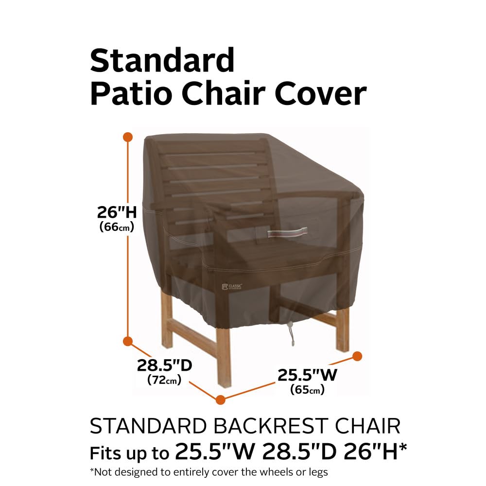 Classic Accessories Madrona - Copertura impermeabile per sedia da giardino