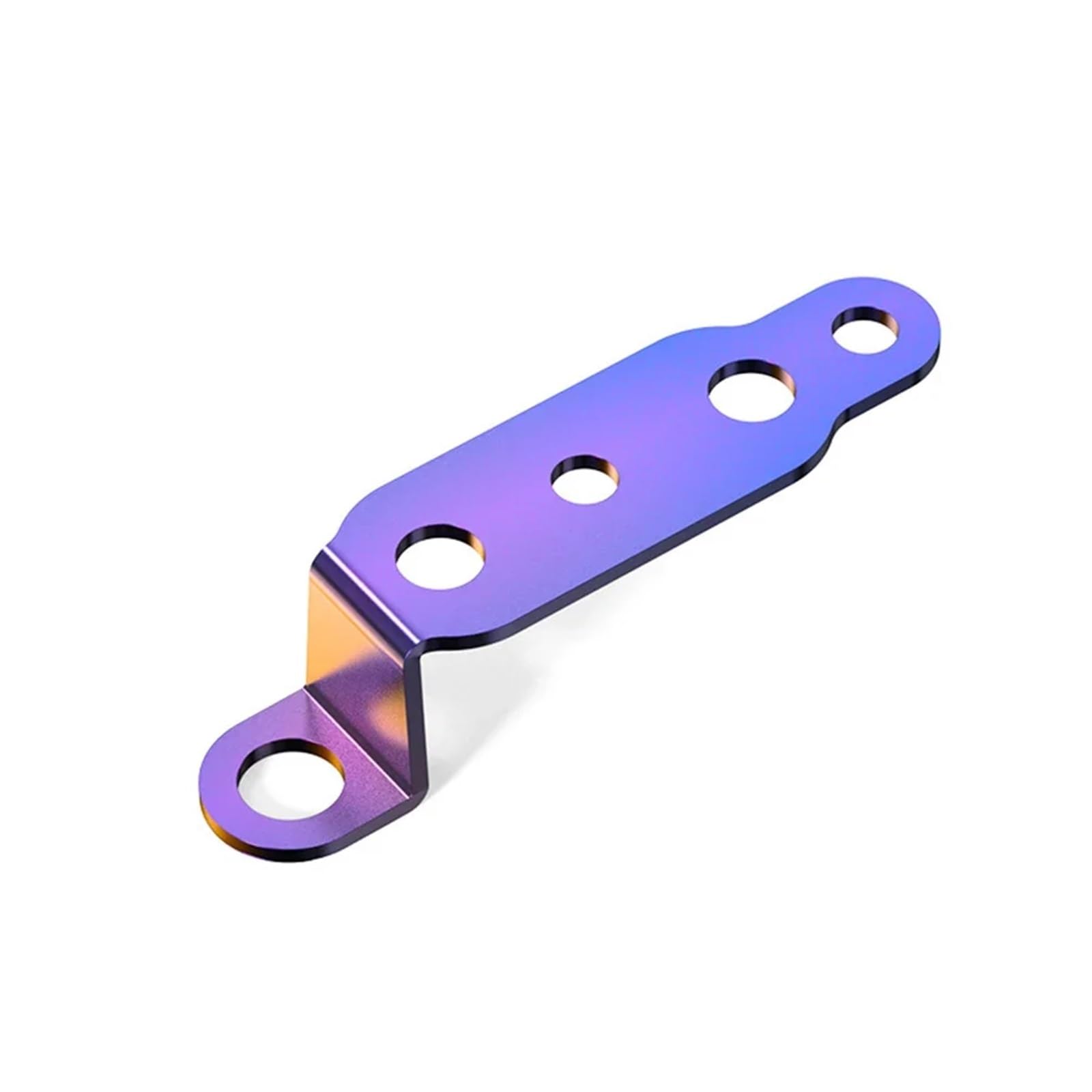 Bracket Light Motorcycle Lamp Brackets Turn Signal Light Mount Headlight Brackets Motorcycle Fork Indicator Holder Titanium(Rear Mirror Bracket)