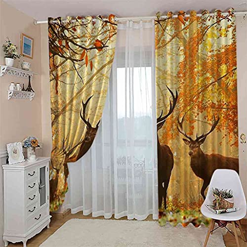 Rideaux occultants 100% polyester isolant thermique 200x214