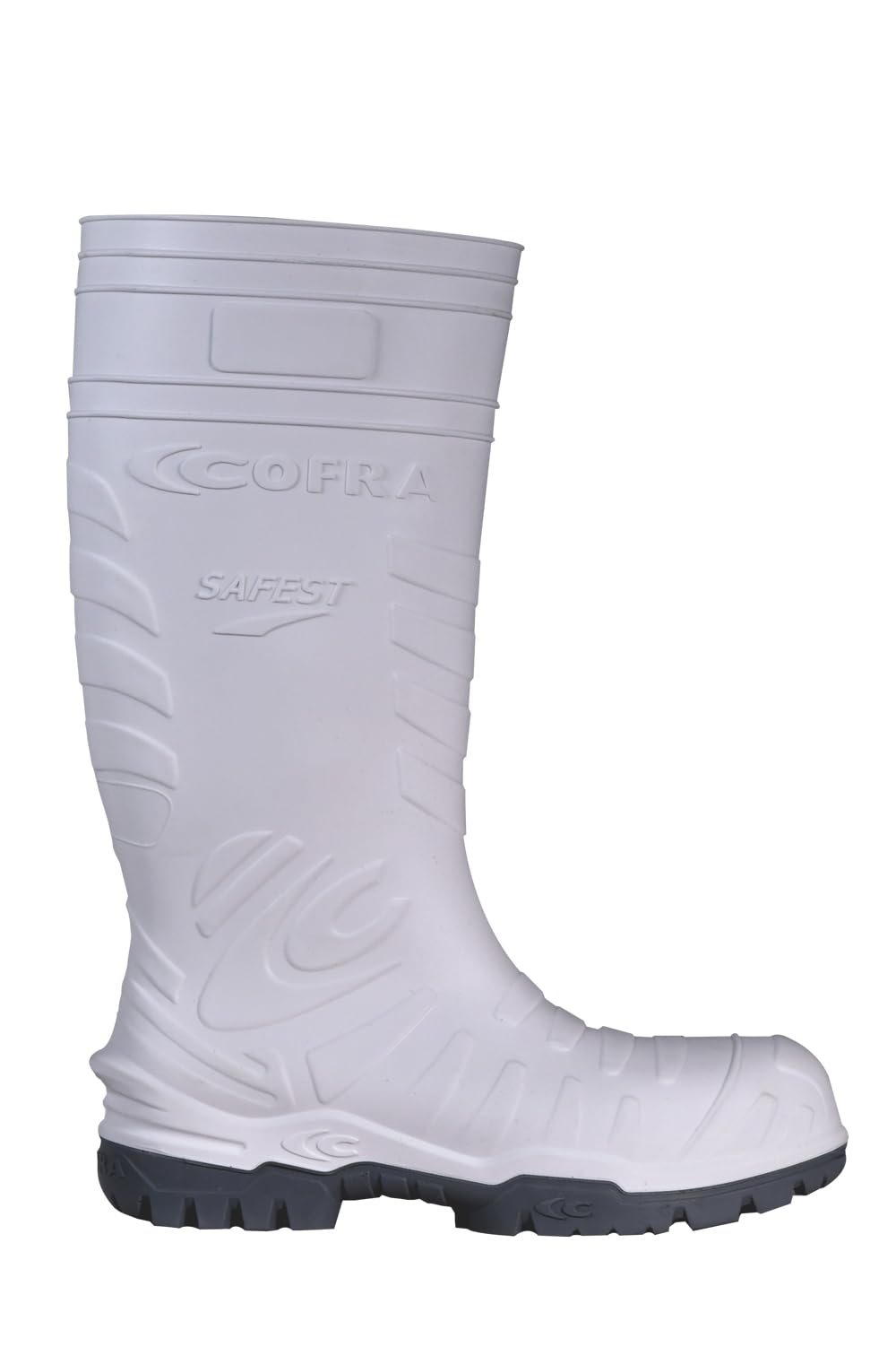 COFRA SAFEST White S5S Ci FO SR Stiefel PU/PU antistatisch Weiß/Perle Arbeitsschutzstiefel Sicherheitsschuhe, Weiß, 38 EU