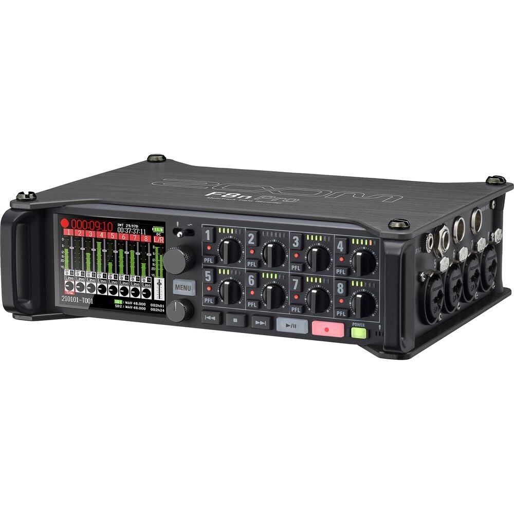 Amazon.com: Zoom F8n Pro 8-Input / 10-Track Multitrack Field