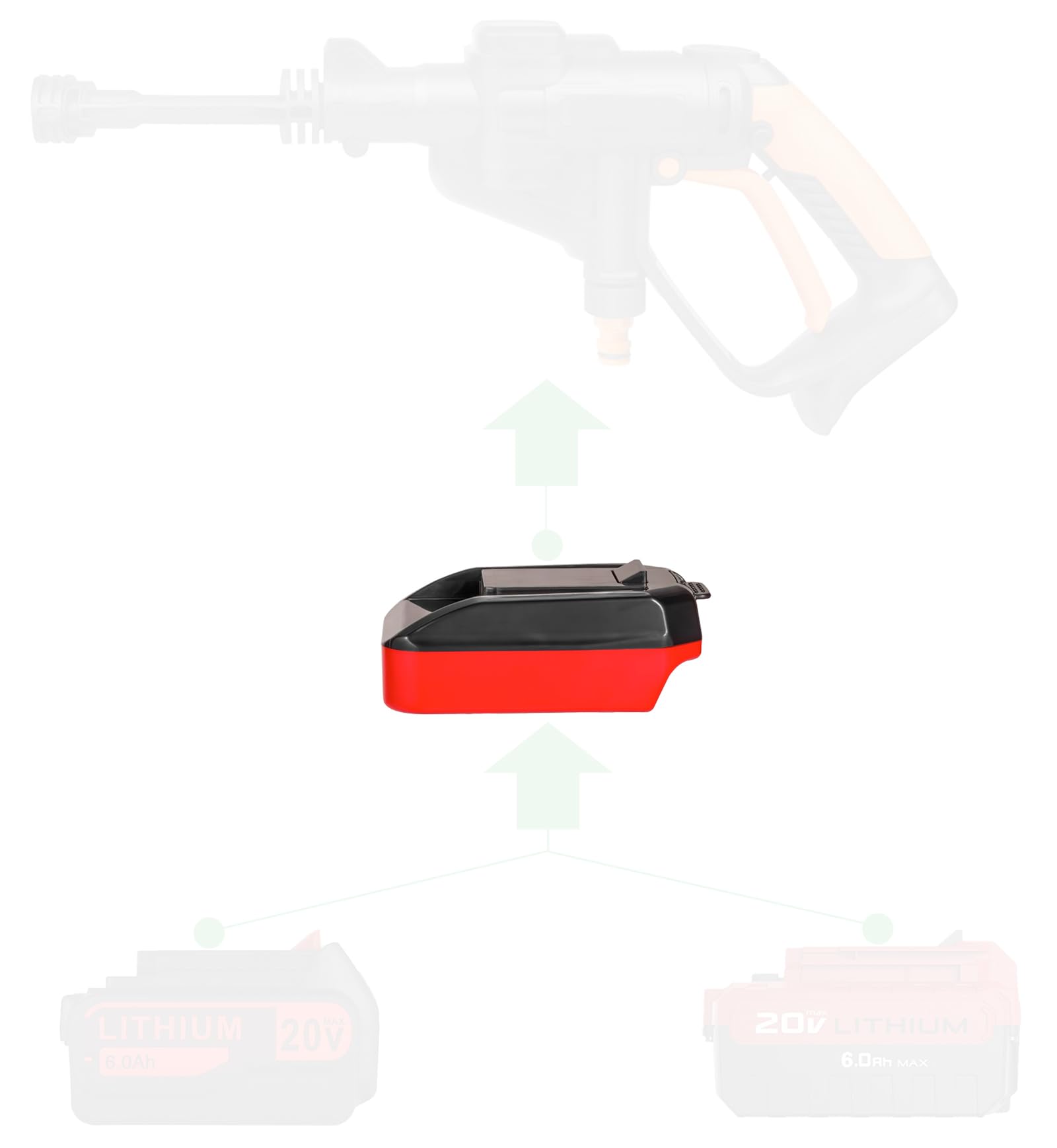 Amazon.com: 1x Adapter Only Fits Worx 20v USA Version Cordless