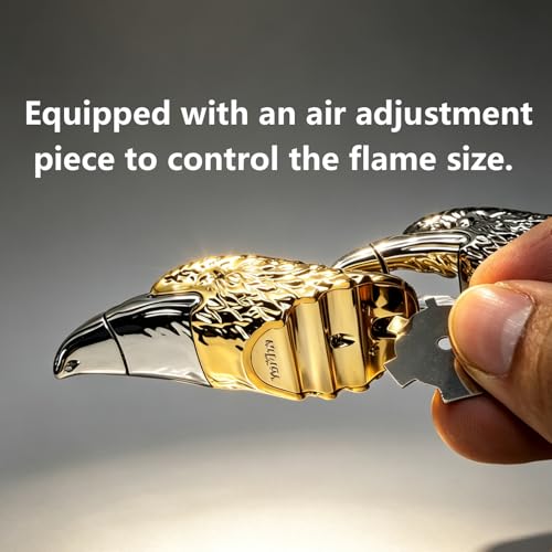 Encendedores antorcha con diseño cabeza de águila 2 unidades miniatura 5
