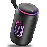 taopodo Cassa Bluetooth Portatile 30W, Potente Altoparlante Bluetooth, Doppio basso driver, 30 Ore di Autonomia, IP7 Impermeabile Speaker Bluetooth, RGB Luci, TWS Accoppiamento, AUX, TF Scheda, Nero