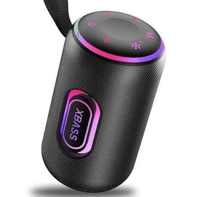 taopodo - Altavoz Bluetooth portatil 5.4 30W Altavoz Bluetooth Potente Doble Graves Speaker 30H Reproducción IP7 Impermeable Altavoces RGB Luces TWS Emparejamiento Adecuado Para Exteriores/Fiestas/Viajes