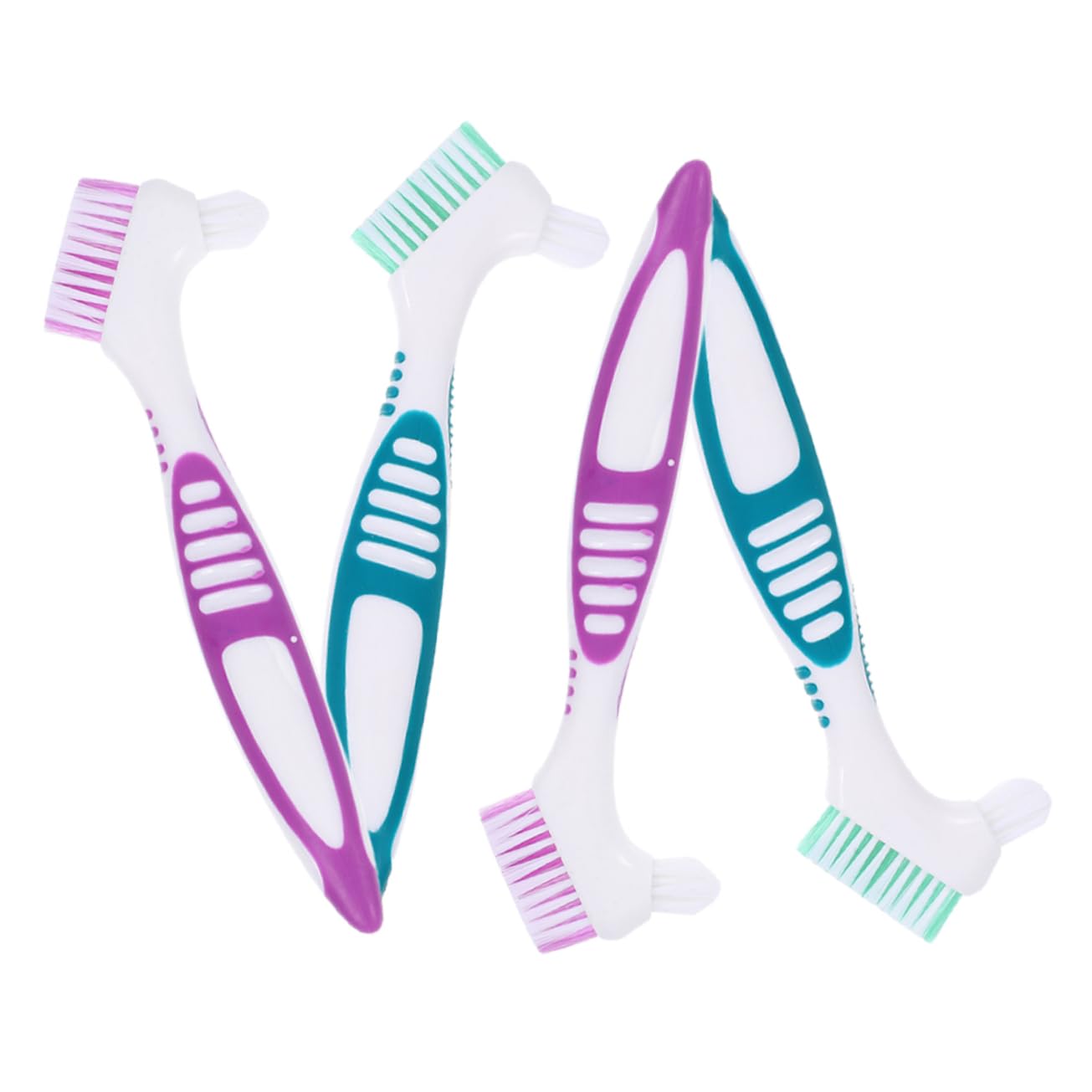 20pezzi Spazzolino Per Dentiera Setole Dure Per Dei Denti Per e Colori