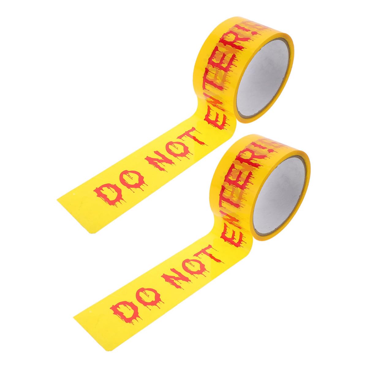 Healvian 10 Rollen Gelbes Halloween Absperrband aus Pvc für Selbstgemacht