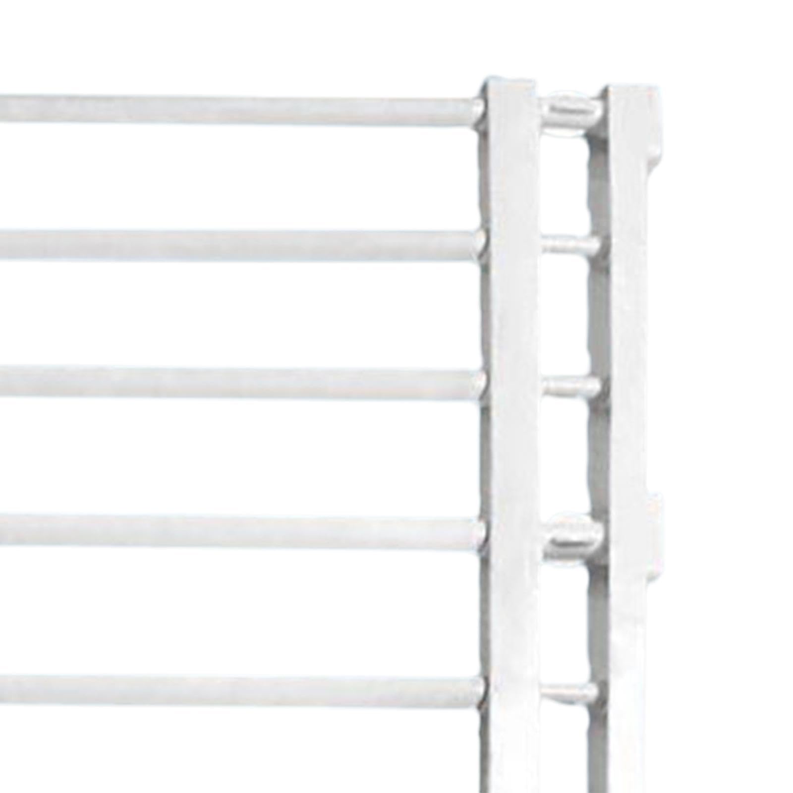 perfk Puerta Extensible Puerta retráctil para Perros Protección de Seguridad Protección para Mascotas Cerca para Cachorros Puerta para escaleras al Aire, 56 a 100 cm x 42 cm Blanco