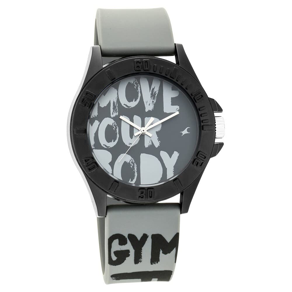 Fastrack Unisex Silicone Analog Grey Dial Watch-68013Pp11, Band Color-Gray (B099WM26TM) Amazon Price History, Amazon Price Tracker