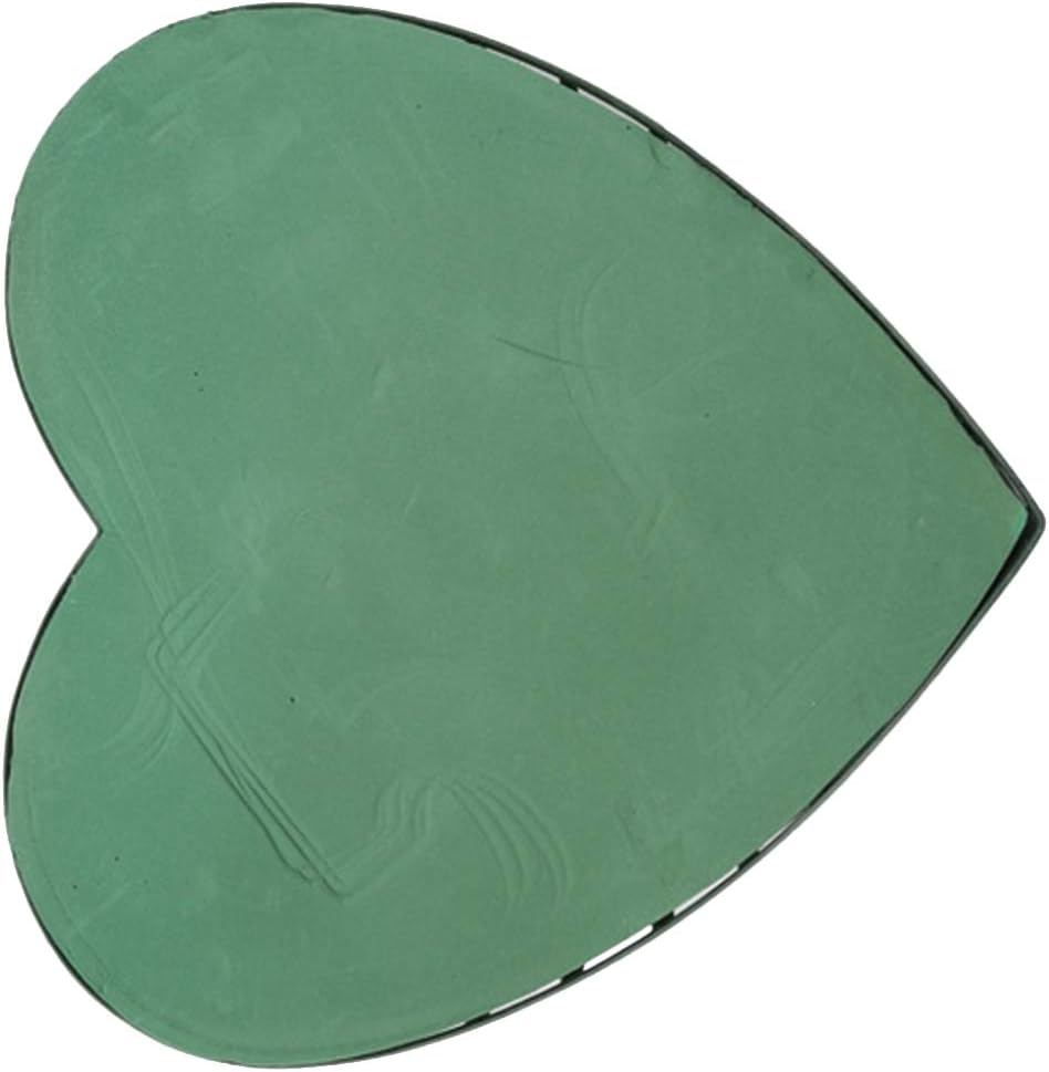 EXCEART Wet Floral Foam Heart Shaped Flower Foam with