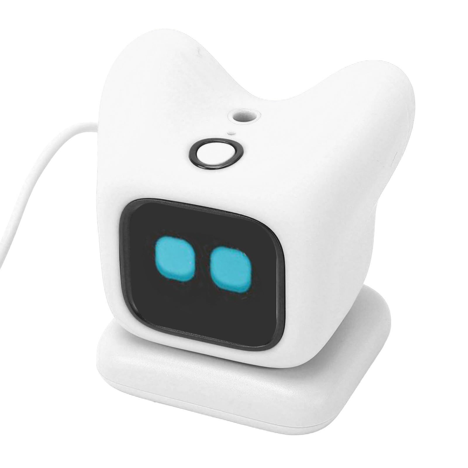 Robot Interactivo con IA, Mascota Electrónica con Reconocimiento | Configuración Multilingüe, Carga Magnética, Cuerpo de Silicona Compacto de 7x6x5 Cm, Batería de 800 MAh y Modos Duales de
