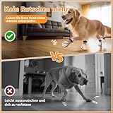 PICK FOR LIFE 4 Stück Hundesocken Pfotenschutz Anti Rutsch, Hundestoppersocken mit Klettverschluss für Hartholzböden im Innenbereich, Socken für kleine, mittlere und große Hunde