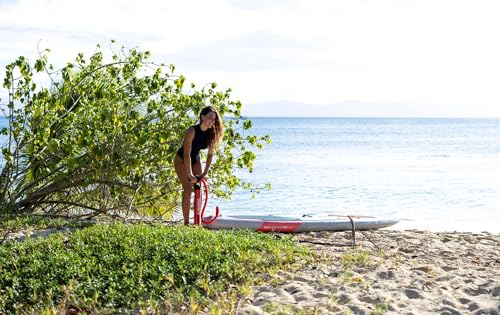 FANATIC RAY AIR SLT 11,6 SUP 2025 Grey/red inkl. Pure Adjustable 3-Piece Paddel - 8