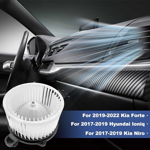 Image of PartsFlow 700345 HVAC Blower Motor For 2017 2018 2019 2020 2021 2022 Kia Forte Niro Hyundai Ioniq 97113G2000