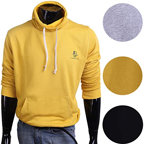 FORBUSITE Mens Hooded Sweatshirt Pullover Hoodies for Men3