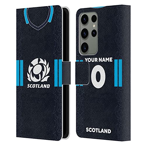 Carcasa de cuero Scotland Rugby Samsung S23 Ultra personalizada