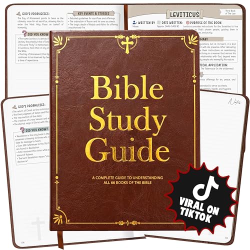 Bible Study Guide for Women & Men Beginner-Friendly Study of All 66 Books with Life Application & Reflection Notes | Premium Lay-Flat Hardcover Devotional Journal