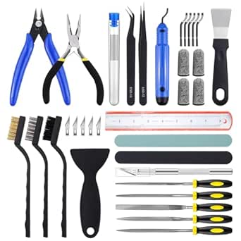 45 Pcs 3D Printer Tool Kit with Accessories for Cleaning and Finishing
